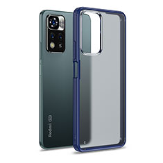 Carcasa Bumper Funda Silicona Transparente WL1 para Xiaomi Poco X4 NFC Azul