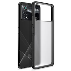 Carcasa Bumper Funda Silicona Transparente WL1 para Xiaomi Poco X4 Pro 5G Negro