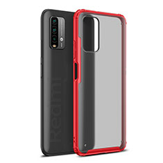 Carcasa Bumper Funda Silicona Transparente WL1 para Xiaomi Redmi 9 Power Rojo