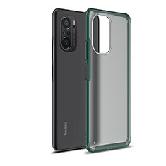 Carcasa Bumper Funda Silicona Transparente WL1 para Xiaomi Redmi K40 5G Verde