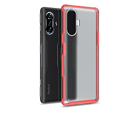 Carcasa Bumper Funda Silicona Transparente WL1 para Xiaomi Redmi K40 Gaming 5G Rojo