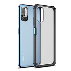 Carcasa Bumper Funda Silicona Transparente WL1 para Xiaomi Redmi Note 10 5G Negro