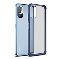 Carcasa Bumper Funda Silicona Transparente WL1 para Xiaomi Redmi Note 10T 5G Azul