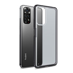 Carcasa Bumper Funda Silicona Transparente WL1 para Xiaomi Redmi Note 11S 4G Negro