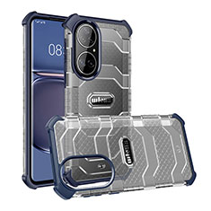 Carcasa Bumper Funda Silicona Transparente WL3 para Huawei P50 Pro Azul