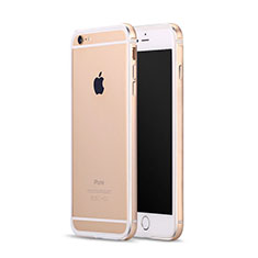 Carcasa Bumper Lujo Marco de Aluminio para Apple iPhone 6 Plus Oro