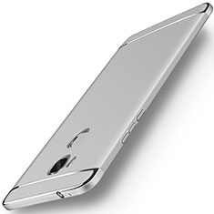 Carcasa Bumper Lujo Marco de Metal y Plastico Funda M01 para Huawei GR5 Plata