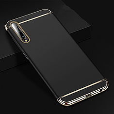 Carcasa Bumper Lujo Marco de Metal y Plastico Funda M01 para Huawei Honor 9X Pro Negro