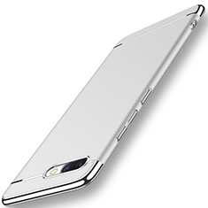 Carcasa Bumper Lujo Marco de Metal y Plastico Funda M01 para Huawei Honor View 10 Plata