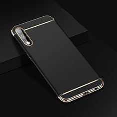 Carcasa Bumper Lujo Marco de Metal y Plastico Funda M01 para Huawei P Smart Z (2019) Negro