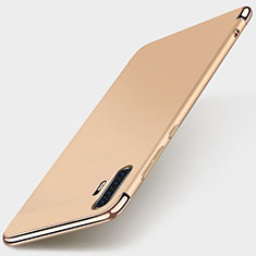 Carcasa Bumper Lujo Marco de Metal y Plastico Funda M01 para Huawei P30 Pro Oro