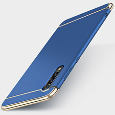 Carcasa Bumper Lujo Marco de Metal y Plastico Funda M01 para Xiaomi Mi 9 Pro 5G Azul