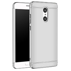Carcasa Bumper Lujo Marco de Metal y Plastico Funda M01 para Xiaomi Redmi Pro Plata