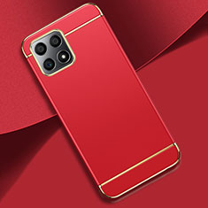 Carcasa Bumper Lujo Marco de Metal y Plastico Funda para Huawei Honor X30i Rojo