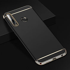 Carcasa Bumper Lujo Marco de Metal y Plastico Funda T01 para Huawei Honor 20i Negro