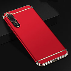 Carcasa Bumper Lujo Marco de Metal y Plastico Funda T01 para Huawei P20 Pro Rojo