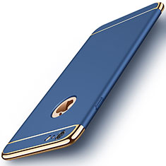 Carcasa Bumper Lujo Marco de Metal y Plastico para Apple iPhone 6 Azul