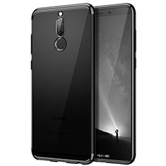 Carcasa Bumper Silicona Transparente Mate para Huawei G10 Negro