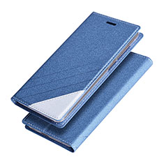 Carcasa de Cuero Cartera con Soporte para Huawei Honor 8 Pro Azul