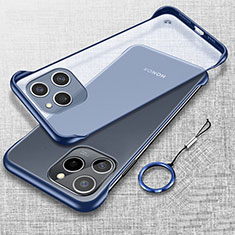 Carcasa Dura Cristal Plastico Funda Rigida Sin Marco Transparente H03 para Huawei Honor 60 SE 5G Azul