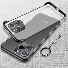 Carcasa Dura Cristal Plastico Funda Rigida Sin Marco Transparente H03 para Huawei Honor 60 SE 5G Negro