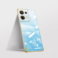 Carcasa Dura Cristal Plastico Funda Rigida Sin Marco Transparente H03 para Xiaomi Redmi Note 13 Pro 5G Oro