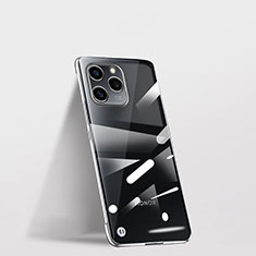 Carcasa Dura Cristal Plastico Funda Rigida Sin Marco Transparente para Huawei Honor 60 SE 5G Plata