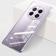 Carcasa Dura Cristal Plastico Funda Rigida Sin Marco Transparente para Huawei Mate 50E Morado