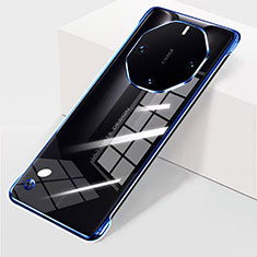 Carcasa Dura Cristal Plastico Funda Rigida Sin Marco Transparente para Huawei Mate 60 RS Ultimate Azul