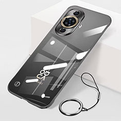 Carcasa Dura Cristal Plastico Funda Rigida Sin Marco Transparente para Huawei Nova 11 Negro