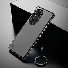 Carcasa Dura Cristal Plastico Funda Rigida Sin Marco Transparente para Huawei Nova 9 SE Negro