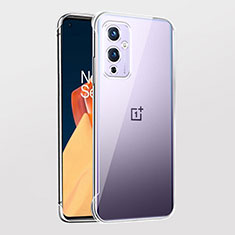 Carcasa Dura Cristal Plastico Funda Rigida Sin Marco Transparente para OnePlus 9 5G Claro