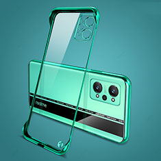 Carcasa Dura Cristal Plastico Funda Rigida Sin Marco Transparente para Realme GT Neo2 5G Verde