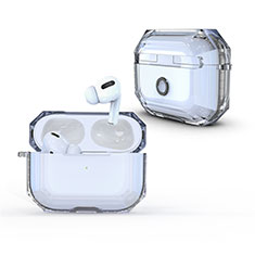 Carcasa Dura Cristal Plastico Funda Rigida Transparente H01 para Apple AirPods Pro Negro