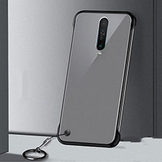 Carcasa Dura Cristal Plastico Funda Rigida Transparente H01 para Xiaomi Redmi K30 5G Negro