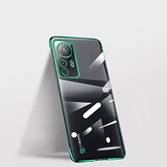 Carcasa Dura Cristal Plastico Funda Rigida Transparente H01 para Xiaomi Redmi K50 Ultra 5G Verde