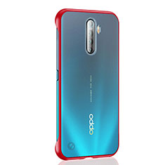 Carcasa Dura Cristal Plastico Funda Rigida Transparente H02 para Realme X2 Pro Rojo