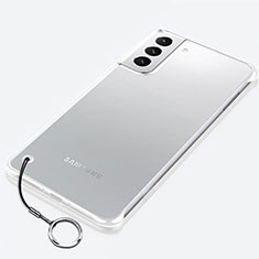 Carcasa Dura Cristal Plastico Funda Rigida Transparente H02 para Samsung Galaxy S21 Plus 5G Claro
