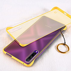 Carcasa Dura Cristal Plastico Funda Rigida Transparente H03 para Huawei Y9s Amarillo