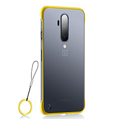 Carcasa Dura Cristal Plastico Funda Rigida Transparente H03 para OnePlus 7T Pro 5G Amarillo