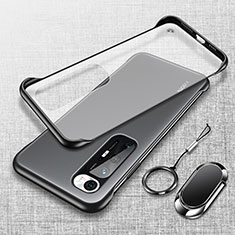 Carcasa Dura Cristal Plastico Funda Rigida Transparente H03 para Xiaomi Mi 10S 5G Negro