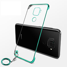 Carcasa Dura Cristal Plastico Funda Rigida Transparente H04 para Huawei Nova 5z Verde