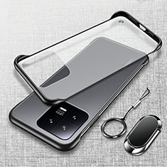 Carcasa Dura Cristal Plastico Funda Rigida Transparente H05 para Xiaomi Mi 13 Pro 5G Negro