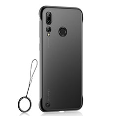 Carcasa Dura Cristal Plastico Funda Rigida Transparente S01 para Huawei Honor 20E Negro