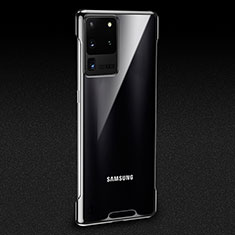 Carcasa Dura Cristal Plastico Funda Rigida Transparente S01 para Samsung Galaxy S20 Ultra Negro