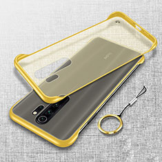 Carcasa Dura Cristal Plastico Funda Rigida Transparente S01 para Xiaomi Redmi Note 8 Pro Amarillo