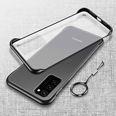 Carcasa Dura Cristal Plastico Funda Rigida Transparente S02 para Huawei Honor V30 5G Negro