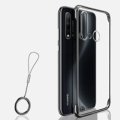 Carcasa Dura Cristal Plastico Funda Rigida Transparente S03 para Huawei Nova 5i Negro