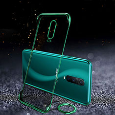 Carcasa Dura Cristal Plastico Funda Rigida Transparente S03 para Oppo RX17 Pro Verde