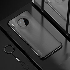 Carcasa Dura Cristal Plastico Funda Rigida Transparente S04 para Huawei Mate 30E Pro 5G Negro